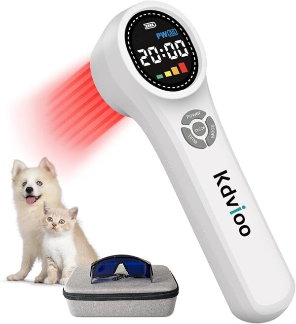 Cold Laser Therapy Device for Dogs, 16pcs 660nm & 4pcs 810nm & 4pcs 980nm Infrared Red Light Therapy